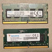 RAM DDR4 4GB+4GB SODIMM 2400MHz Samsung + ADATA