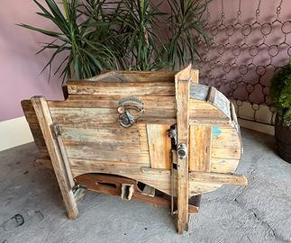Antica tarara per grano in legno d’epoca
