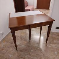 Consolle allungabile in noce 100→250 cm
