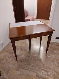 Consolle allungabile in noce 100→250 cm