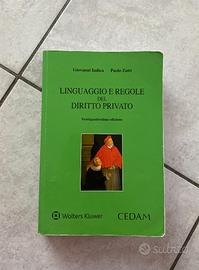 Libro linguaggio e regole del diritto privato