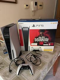Ps5 standard + FF XVI + COD + garanzia Unieuro
