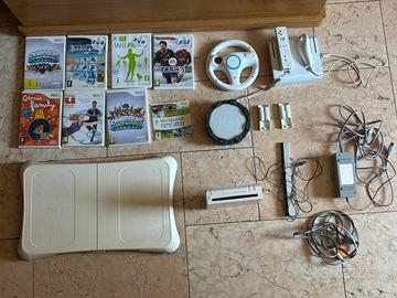 Nintendo Wii completa + balance board + 8 giochi