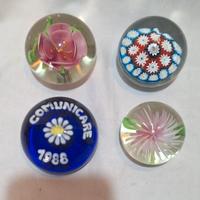 Set Fermacarte Vetro Murano Vintage -