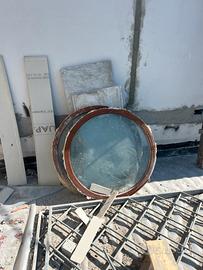 Infisso tondo obló diametro 80