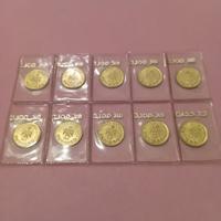 Rare monetine oro 8k anni 70