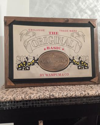 Quadro insegna Wampum