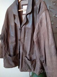 Giaccone in Pelle Scamosciata