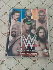 WWE Wrestling lamincard raccoglitore 2014 con 26