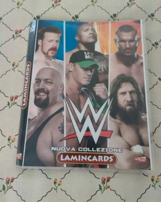 WWE Wrestling lamincard raccoglitore 2014 con 26