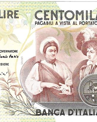 Repubblica Italiana - 100.000 L Caravaggio (nuovo)
