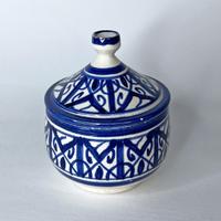 Tunisia Vasetto / contenitore vintage h 11 cm