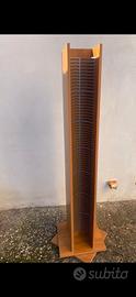Mobile a torre porta cd ruotabile