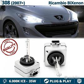 LAMPADINE BI-XENON D1S 6000K per PEUGEOT 308 CC SW