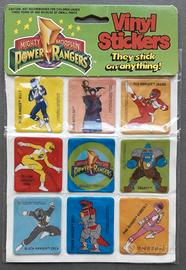 “Mighty Morphin Power Rangers” Vinil Stickers 1993