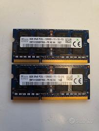 2x 8GB DDR3L SODIMM SK Hynix 16GB Ram