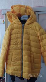 Giubetto Benetton giallo piumino mezza stagione