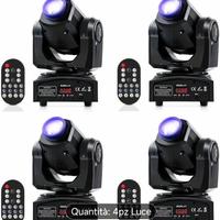 4 X teste mobili DJ animazione 150 w