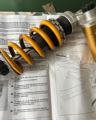 Mono Ohlins corpo in ergal per Aprilia Rsv/Tuono