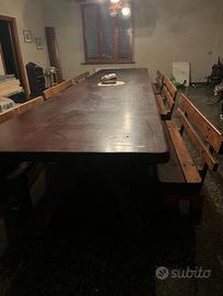 Tavolo pezzo unico, 6 metri