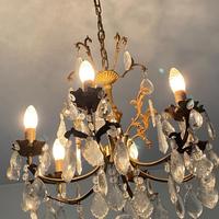 Lampadario gocce di cristallo