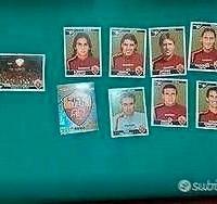Set 9 figu Roma album calciatori panini 2004/05