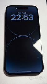 Iphone 14 pro space black  solo esim