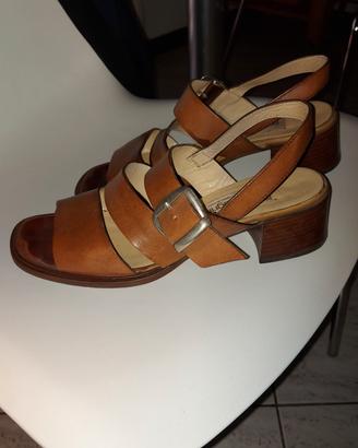 Sandali in cuoio Zamagni