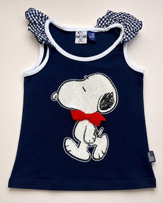 Maglietta bambina 2 anni Snoopy