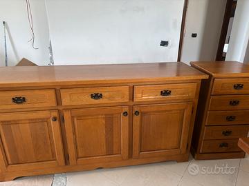 Credenza e cassettiera