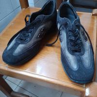 Eleganti scarpe Hogan antracite e grigio,Tg 41