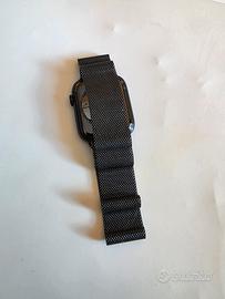 APPLE WATCH S7 45 con esim , GPS,  maglia milanese