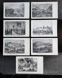 Lotto 7 cartoline Vintage Esercito Italiano