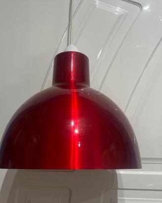 lampadario rosso