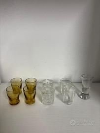 Lotto vecchi bicchierini da liquore