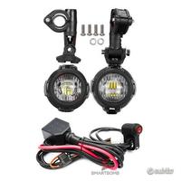 2 Fari moto led ducati bmw yamaha honda cablaggio