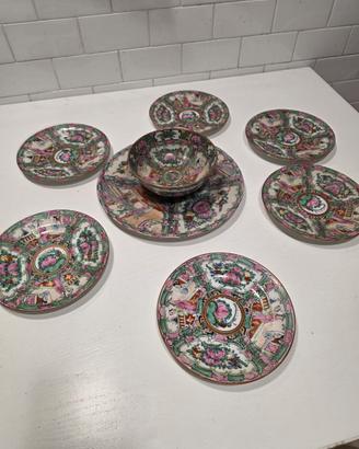 Servizio piatti vintage stile cinese