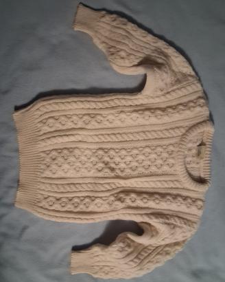 Maglione color panna 