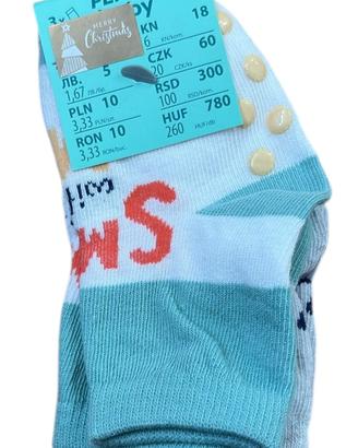 SET CALZE ANTISCIVOLO NEONATO