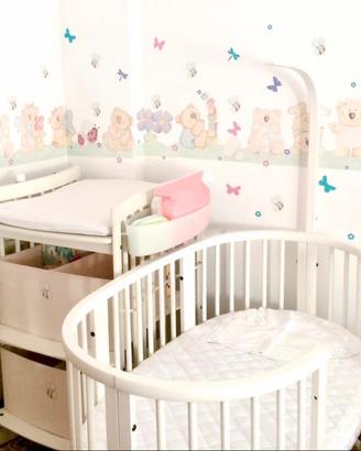 Set Stokke lettino+fasciatoio+sedia