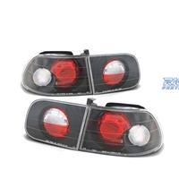 FARI POSTERIORI PER HONDA CIVIC 91-95 3D NERO LOOK