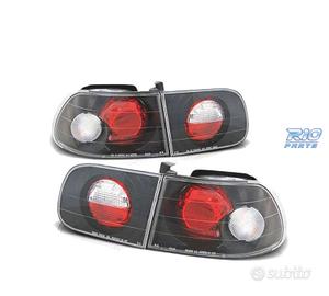 FARI POSTERIORI PER HONDA CIVIC 91-95 3D NERO LOOK