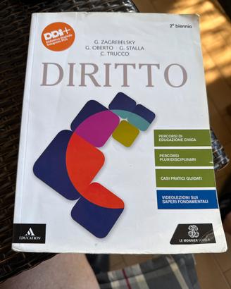 Libro Diritto 2° Biennio - Zagrebelsky Oberto - Mo