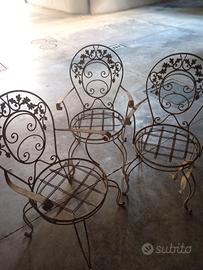 sedie da giardino 
