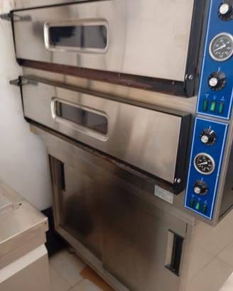 forno elettrico pizzeria 6+6