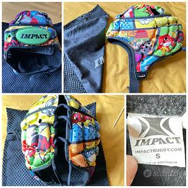 Caschetto rugby bambino S Impact junior come nuovo