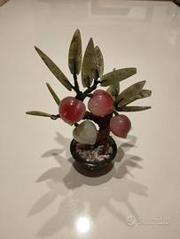 29 mini alberi decorativi in polvere di giada