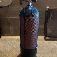 Bombola Sub 15 lt. bi attacco