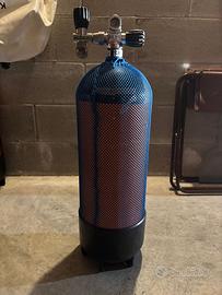 Bombola Sub 15 lt. bi attacco