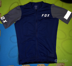 T-shirt ciclismo Fox Ascent Blu tg.S